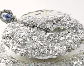 Super Shard Glitter | Silver Art Glitter | Cardmaking | Scrapbooking | Mixed Media Project | Nail Art Decal - SSG-Silver