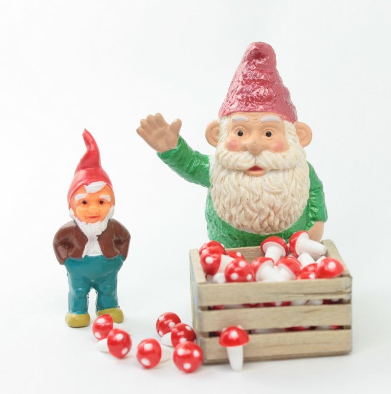 Casa A Forma Di Fungo In Legno Fatta A Mano / Sostenibile Ed Ecologica / Realizzata Da Bumbu Toys - Italia - Foto 7