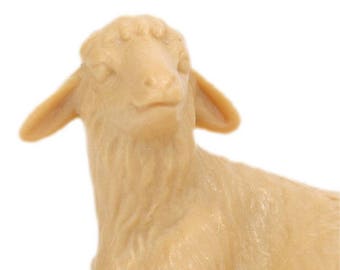 Miniature Sheep Brown Set Of 4 | Miniature Animals For Dollhouse | Craft Project | Farm Animals Figurines - 203-3-1507