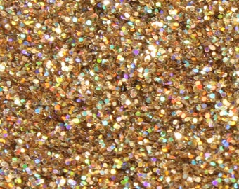 Iridescent Gold Flitter Flakes art glitter craft glitter decoration glitter glass glitter artist glitter german glitter - 311-4001