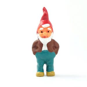 Miniature Dwarf Figurine 2&quot; Tall | Fairy Garden Decor | Diorama Project Crafts | Miniature German Gnome - 149-0303