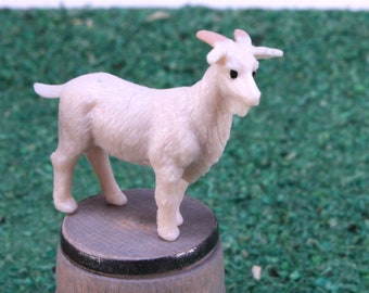 Goats | Tiny Miniature Goats 7/8" Tall Set of 4 | Tiny Adorable Miniature Animals Figurine | Dollhouse Diorama - 235-3622