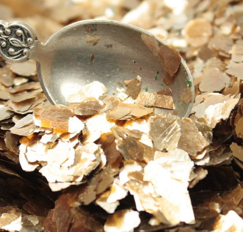 Gold Large Flake Mica Flakes Art Glitter Craft Glitter Etsy UK