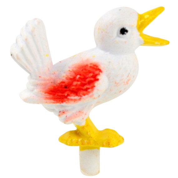 24 Piezas-IV3-3512 Vintage colorida Canción Aves-las importaciones de Alemán