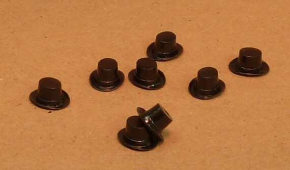Top Hat Tiny Black Set of 6 203-3-153M 