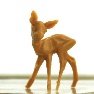 Cute Tiny Deer Miniature Set of 10 Pcs Fairy Garden Decor Gnome Home Decor Deer Figurine 1/2 Tall 203-1005 image 10