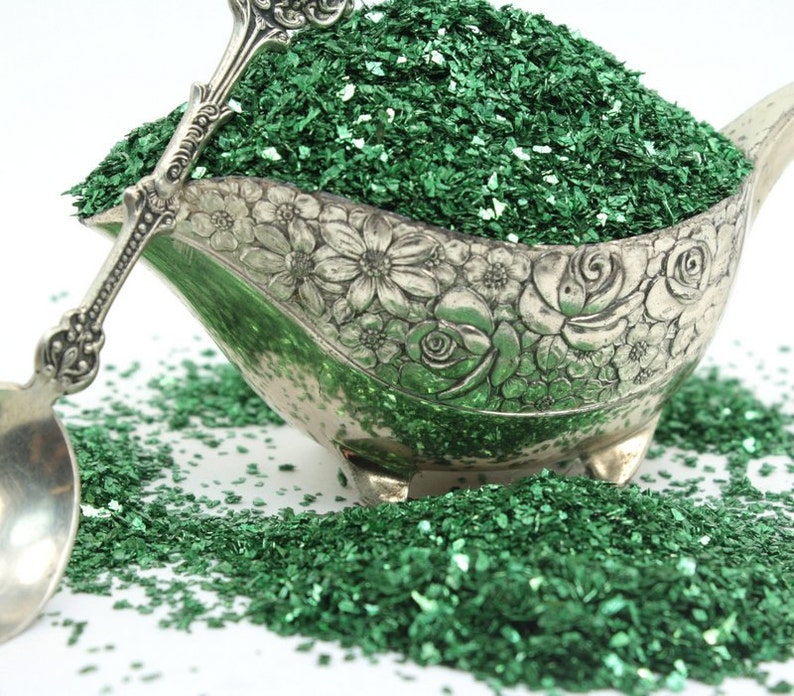 Green Forest Green Chunky Glitter Art Glitter Craft Glitter Etsy