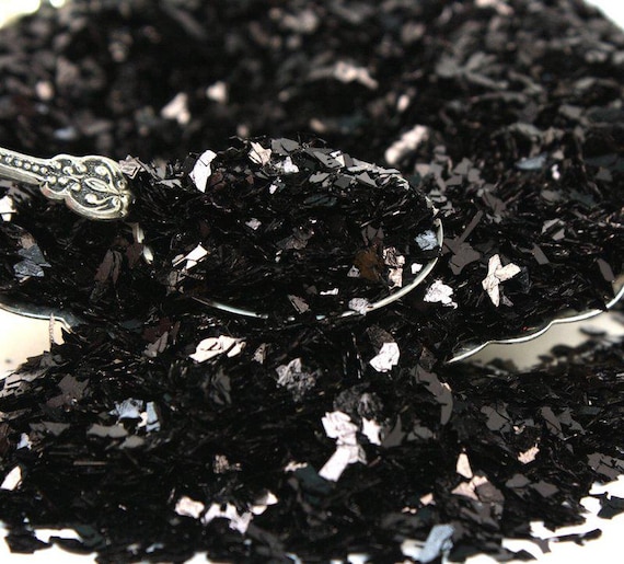 Super Shard Glitter | Black Art Glitter | Cardmaking | Scrapbooking | Mixed Media Project | Nail Art Decal - SSG-BLACK