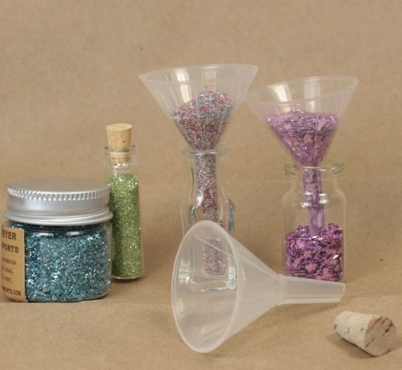 Little Funnel for Repackaging Glitter Filling Tiny Bottle Tiny Funnel 2  Inches Miniature Craft Supplies 310-43437 