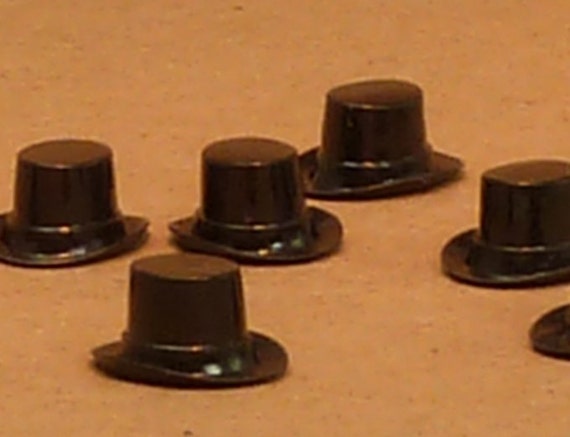 Top Hat Tiny Black Set of 6 203-3-153M 