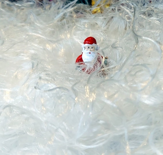 Angel Hair Bright White Spun Glass 50 Grams German Putz House