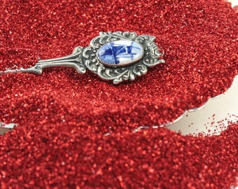 Red Glass Glitter art glitter craft glitter decoration glitter glass glitter artist glitter german glitter - 311-9-022