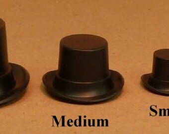 Top Hat Small Black Set of 6 Pieces 203 