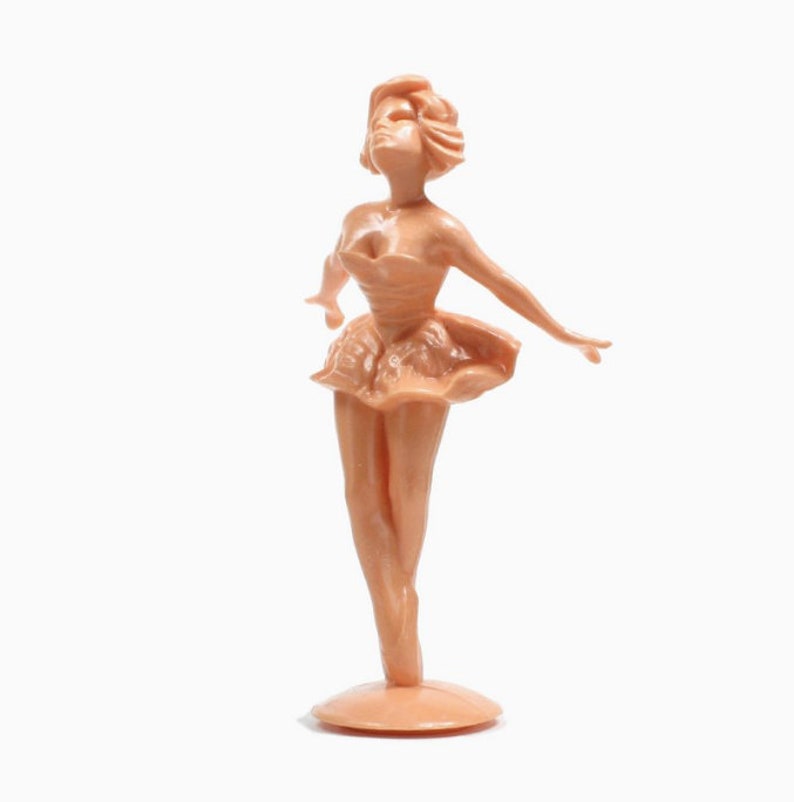 Dancing Ballerina Figure/plastic Ballerina 3 Tall Etsy