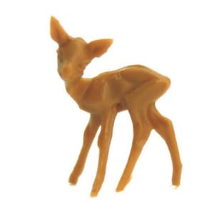 Cute Tiny Deer Miniature Set of 10 Pcs Fairy Garden Decor Gnome Home Decor Deer Figurine 1/2 Tall 203-1005 image 1