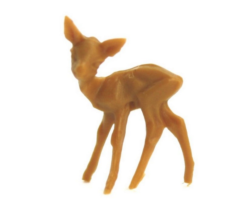 Cute Tiny Deer Miniature Set of 10 Pcs Fairy Garden Decor Gnome Home Decor Deer Figurine 1/2 Tall 203-1005 image 1