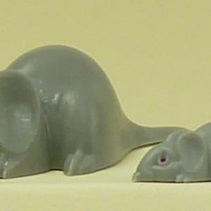 German Gray Mice - 1&quot; Long - (203-9-18-GY)