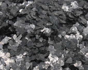 Ultra Black Mica Flakes Glitter | Cardmaking | Scrapbooking | Mixed Media Projects or Nail Art | Nail Decals - 311-4395
