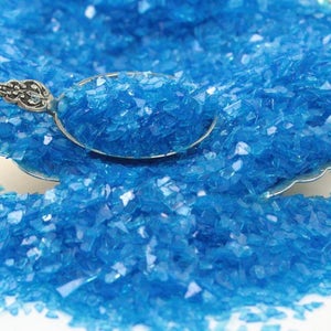 Super Shard Glitter | Genomskinligt blått konstglitter | Korttillverkning | Scrapbooking | Hantverksprojekt | Nageldekal - SSG-Blå bild 1