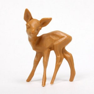 Miniature Forest Deer Set of 6 Pieces | Farmhouse Diorama | Dollhouse Miniature | Deer 1 3/4&quot; Tall Brown 203-3-1411