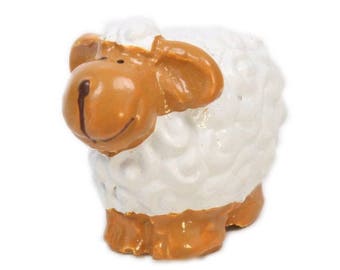 Sheep Lambs Miniature Set Of 3 | Vintage Animals Figure | Craft Project | Animals Miniature For Dollhouse - 205-0292