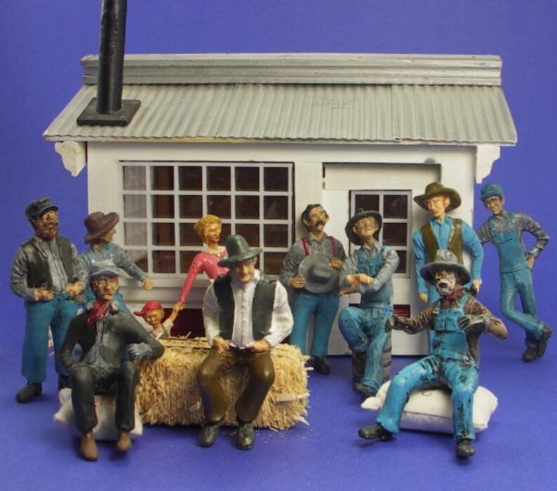 Shifty Lefty G Scale 1 Piece Miniature Railroad Figurines Etsy