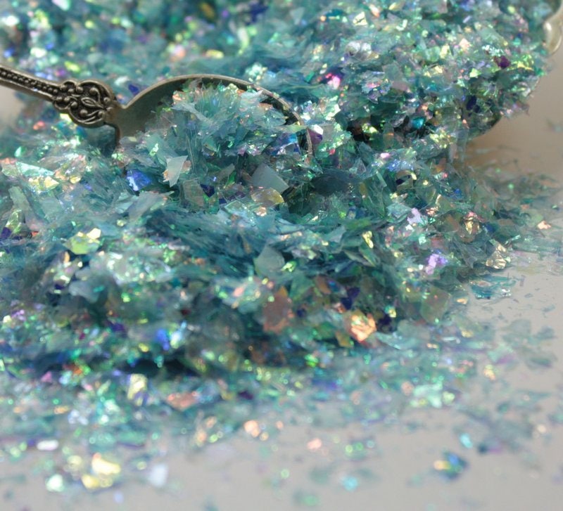 Iridescent Blue Glitter – FauxByKathy