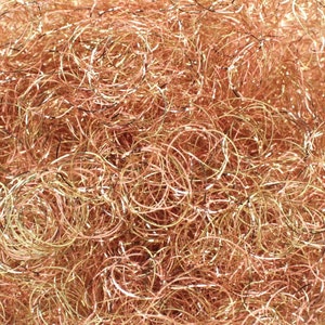 Nutmeg - Curly German Lametta floral arranging christmas decorations christmas ornaments fairy gardens fiber designs- 216-5157
