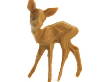 Miniature Forest Deer Set of 6 Pieces | Perfect Fairy Garden Decor | Cute Miniatures Deer 1" Tall Brown- 203-3-1227