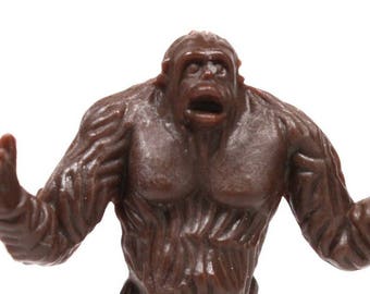 Miniature Gorillas Bigfoot Set Of 6 | Miniature Animals For Dollhouse | Craft Project | Farm Animals Figurine -201-281-4