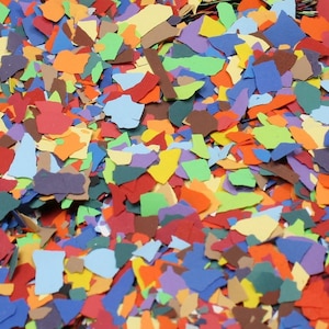 Confetti Flitter - Man Glitter - Tumbler Art - Offerta speciale - 4oz - 1/4 libbra Bulk Bags - Chip Aggregate - #IV3-3618