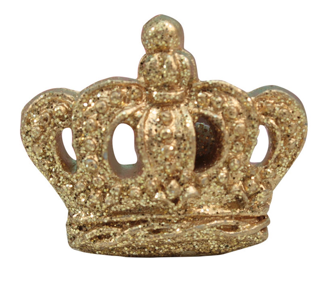 Golden Sparkle Crowns Miniature Set 4 | Miniature Crown Figurine ...