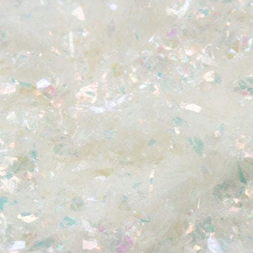 Snow White Ice Iridescent Ice Flakes art glitter craft glitter decoration glitter artist glitter Mylar Iridescent Flakes - 311-4328