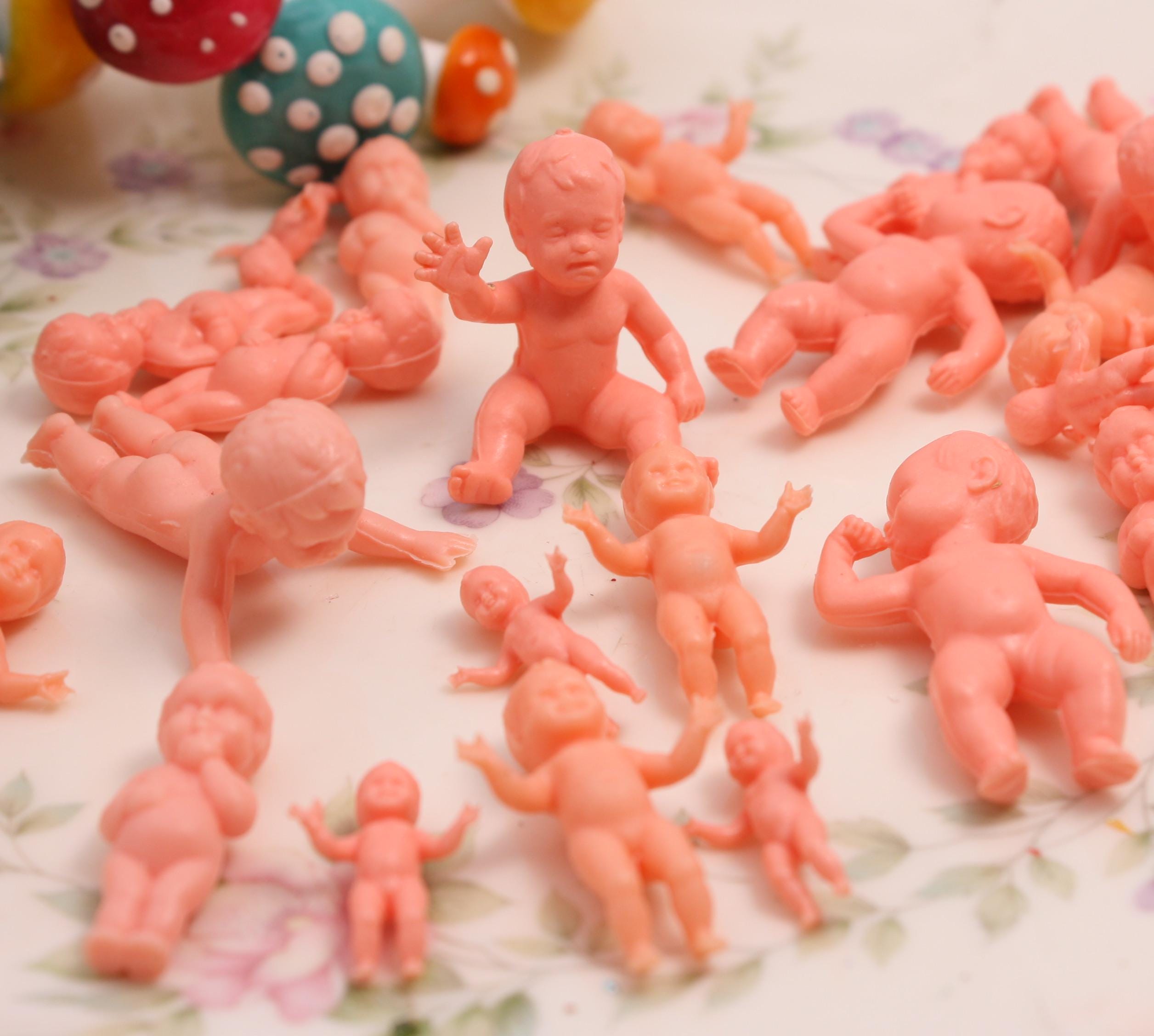 2000年頃のBeadie Babies 43体セット（すべて未使用・美品) ベビー - 24ピースセット - 高さ1インチ - レトロドールミニ - IV3