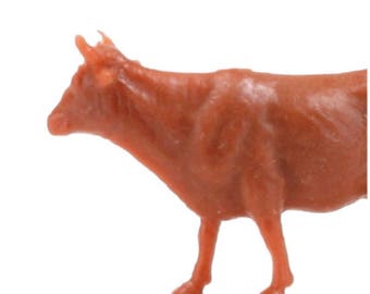 Vacas en miniatura Conjunto de colores mixtos de 8 / Grandes miniaturas de casa de muñecas / Proyecto de artesanía / Diorama Animales de granja - 201-154-2
