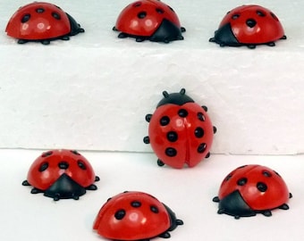 Geman Ladybugs - Large - (203-3-062) - 6 Piece Set