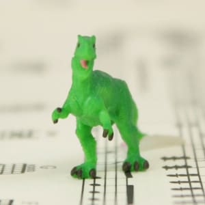 Tyrannosaurus Rex Miniature Set Of 4 | Hand Painted | Craft Project | Diorama Figure | Dollhouse Miniature - 234-0822