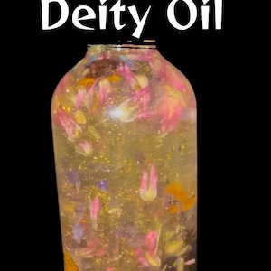 Custom Deity Anointing Oil – Personalized Ritual Oil for Worship, Offerings, Spellwork & Devotion