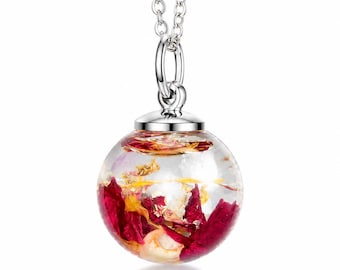 Love Spell Necklace – Moon Water Charged Pendant for Self Love, Soulmate Attraction & Divine Feminine Energy | Rose Jewelry