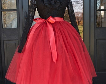 Womens Tutu, Burgundy Wine Tulle skirt, Maroon Crimson tutu, tulle skirt, ballet skirt, bridesmaid dress,  wedding skirt