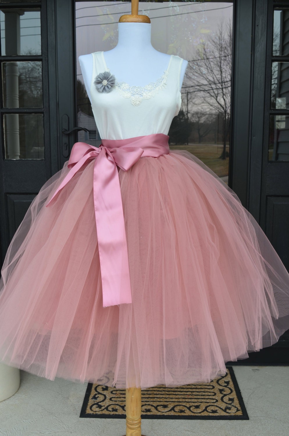  Dusty  Pink  Tutu  Rose  Pink  Tulle skirt Mauve Pink  tutu  Etsy