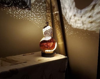 SOLD OUT - AVAILABLE ON ORDER - Natural openwork light fixture for a cozy atmosphere