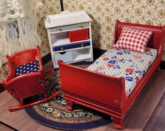 1:12 dollhouse furniture, ONE Of A KIND Kids Room!!!