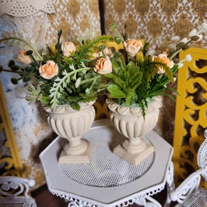 1:12 dollhouse HANDMADE potted plants!!