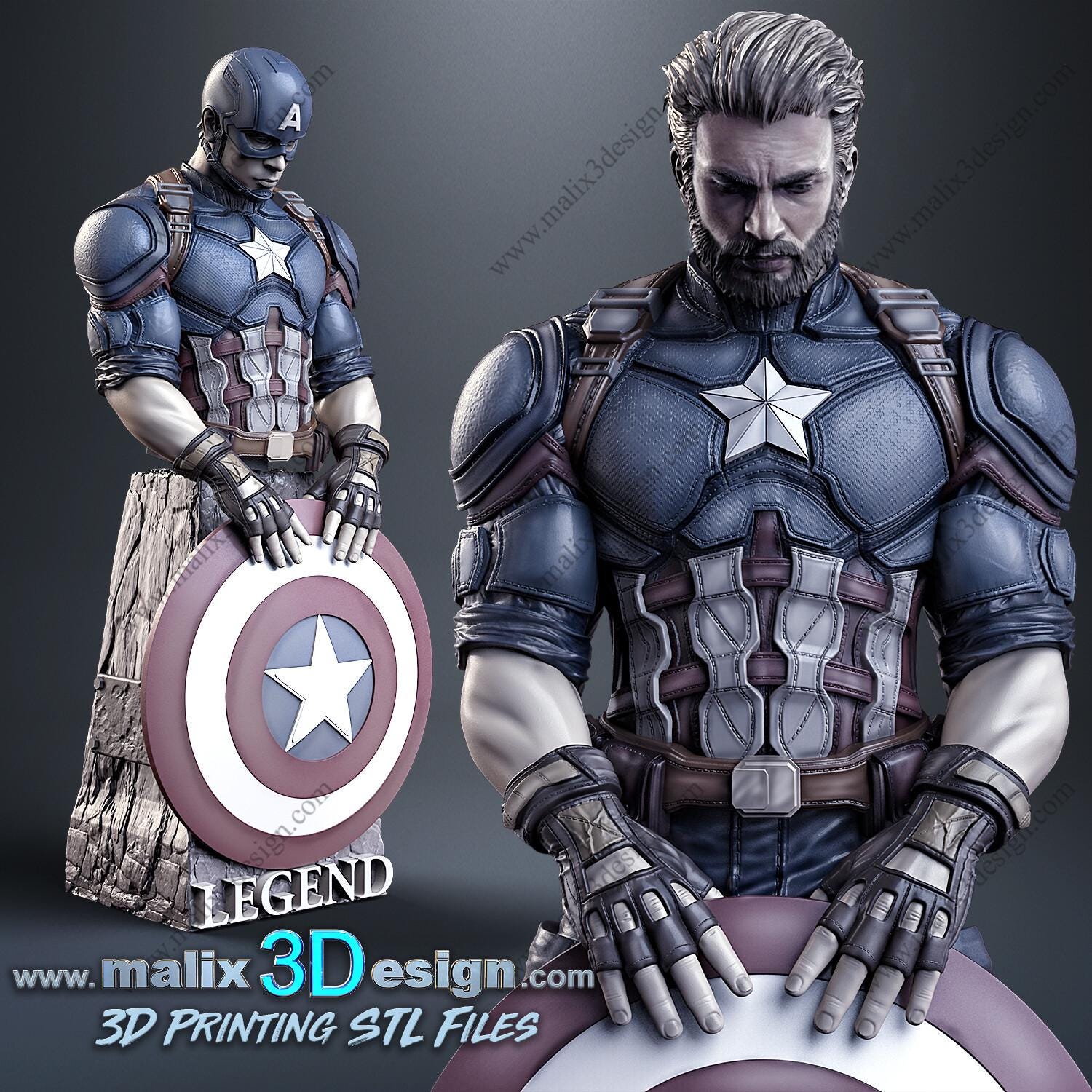 Figurine neuve CAPTAIN AMERICA - MARVEL - Hasbro BOITE