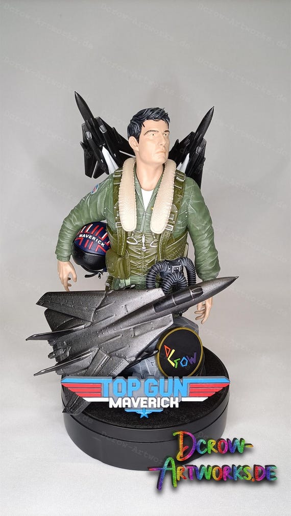 Top Gun Maverick Resin Figure - Sanix - Etsy
