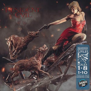 strapless open back dress Resident Evil Biohazard Alice Cosplay Costume Red Dress – CoserZ main image 0