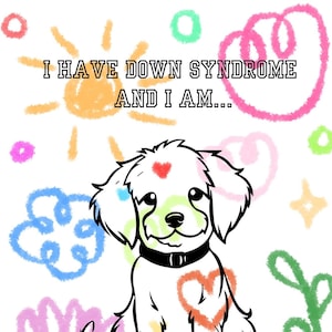 Down Syndrome Empowering A-B-C Coloring Pages/Worksheets - I Know my ABC&#39;s! Down syndrome; Best Kids Ever; People First; Special; Gifted!