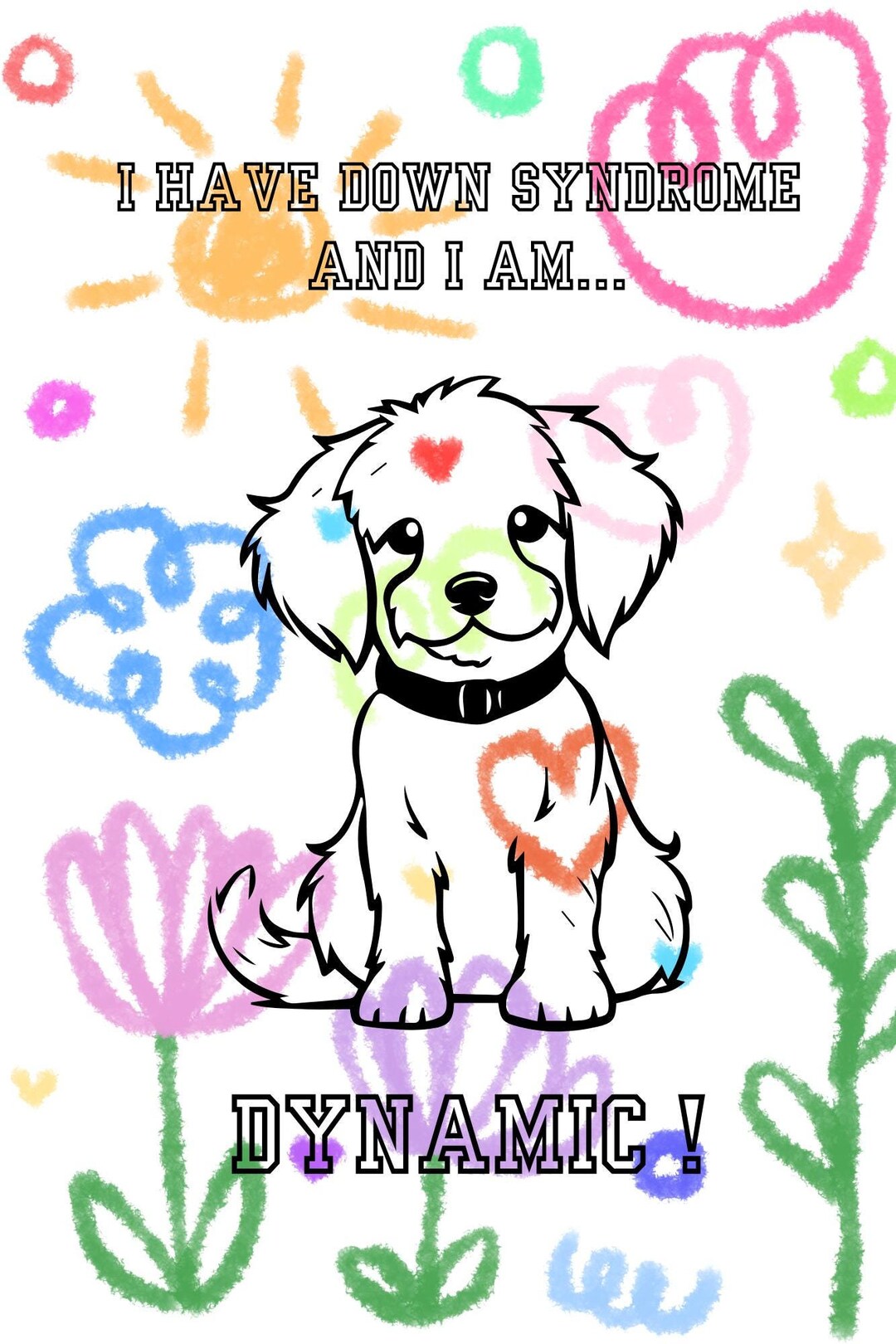 27 Page Down Syndrome ABC Coloring Pages: Empowering Kids Activity (PDF ...