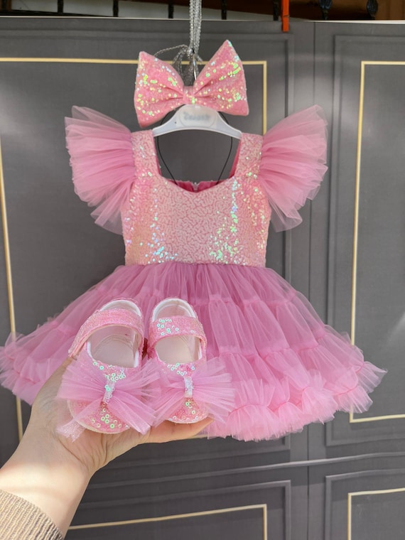 pink sparkle tutu dress Rachel Riley Eloise Sparkle Star Tutu Dress in Pink at Nordstrom, Size 8